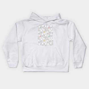 Doodle cats Kids Hoodie